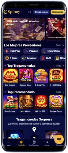 Cómo instalar la app de Spinay Casino